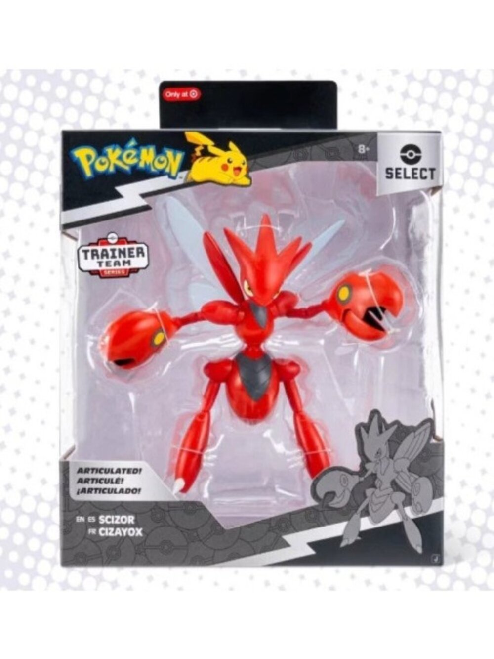 Pokémon Select 6" Articulated Figure Scizor Action Figure - Pokémon x Target